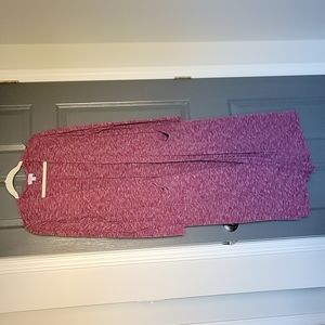 Long duster cardigan